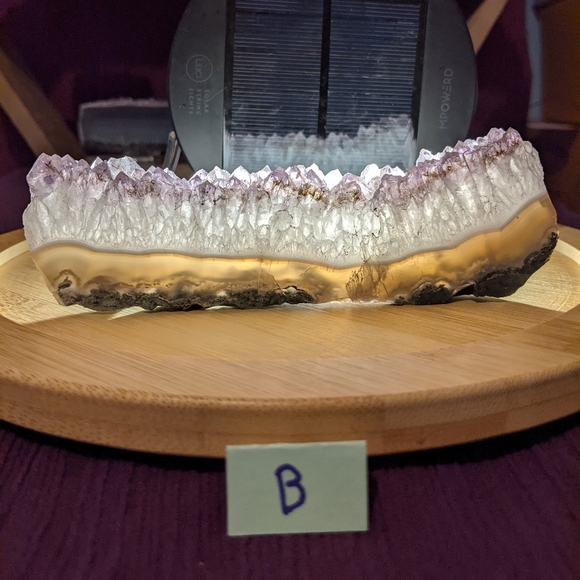 Beautiful Brazilian Amethyst Slice B - Picture 10 of 14